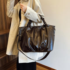 Relaxation Large Capacity Bag Vintage Shoulder Crossbody Bag Portable Tote Bag