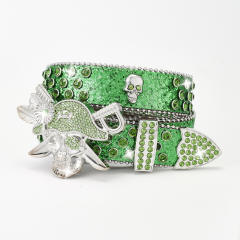 Hiphop punk Diamond belt pirate rhinestone hot girl rock fashion belt