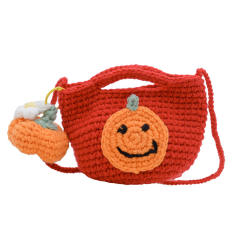 Christmas handmade wool woven bag Santa Claus corchet bag purse