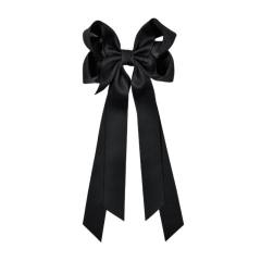 Sweet ribbon matte bow hairpin french  barrette hair clips