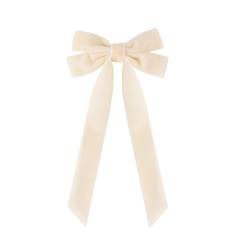 Winter autumn velvet two layer bow french barrette hair clips