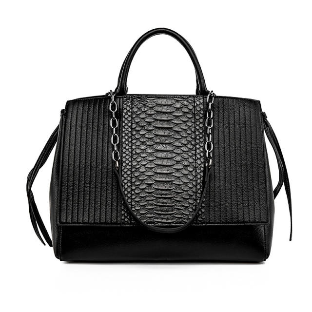 Women's Crocodile Pattern Large Capacity Tote Bag Autumn Winter New Women's Bag High-end Lightweight Handbag