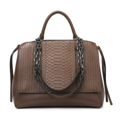 Women's Crocodile Pattern Large Capacity Tote Bag Autumn Winter New Women's Bag High-end Lightweight Handbag