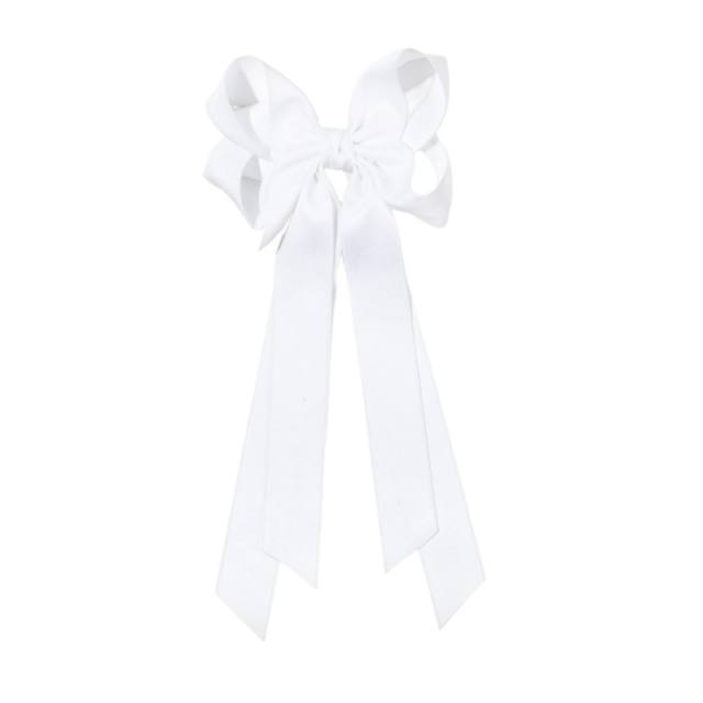 Sweet ribbon matte bow hairpin french  barrette hair clips