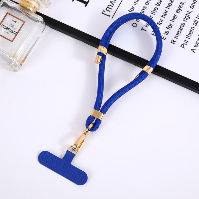 New mobile phone lanyard adjustable length nylon rope pendant short wrist rope clip multi-functional anti-loss rope