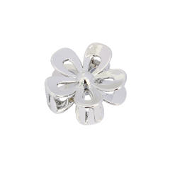 New laser color hollow flower petal hair claw clips