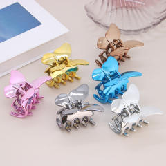 New laser design butterfly hair claw clips