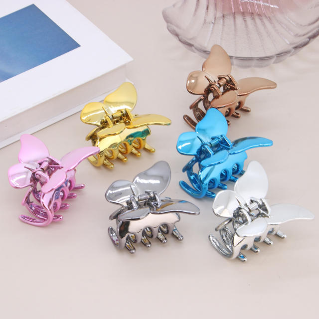 New laser design butterfly hair claw clips