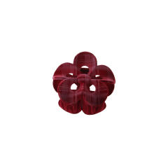 Autumn Winter College Style Plaid Flower Hair claw clips