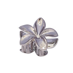 New laser color hollow flower petal hair claw clips