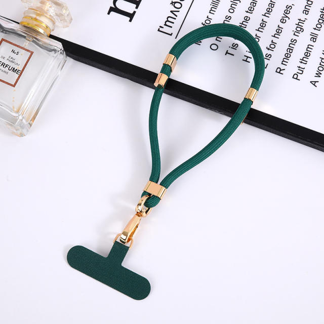 New mobile phone lanyard adjustable length nylon rope pendant short wrist rope clip multi-functional anti-loss rope