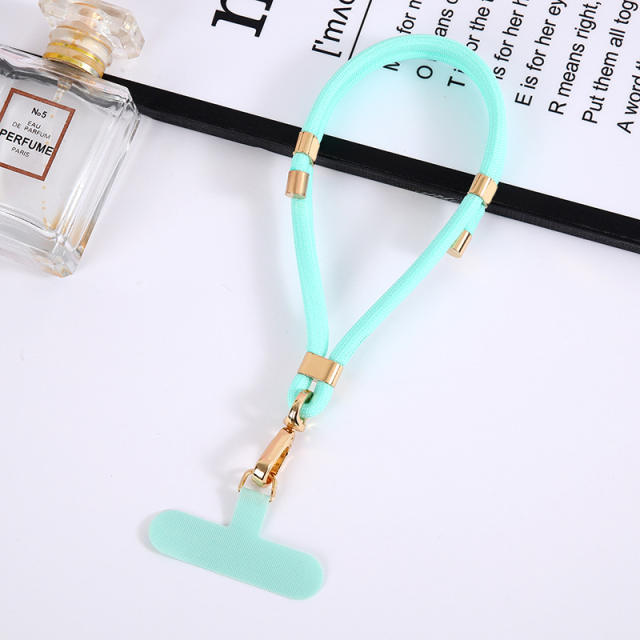 New mobile phone lanyard adjustable length nylon rope pendant short wrist rope clip multi-functional anti-loss rope