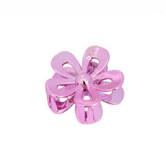 New laser color hollow flower petal hair claw clips