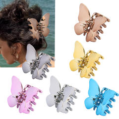 New laser design butterfly hair claw clips