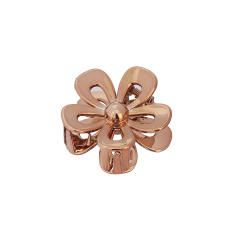 New laser color hollow flower petal hair claw clips