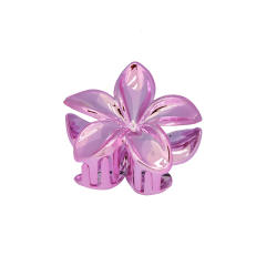 New laser color hollow flower petal hair claw clips