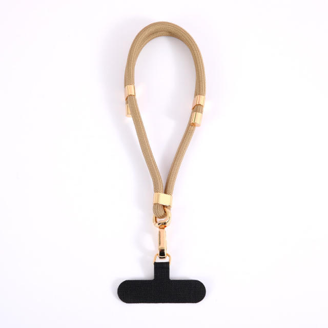 New mobile phone lanyard adjustable length nylon rope pendant short wrist rope clip multi-functional anti-loss rope