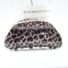 8.3cm Large Leopard Hair Clip Simple Acrylic hair claw clips