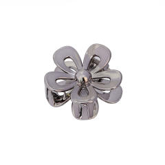 New laser color hollow flower petal hair claw clips