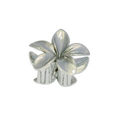 New laser color hollow flower petal hair claw clips