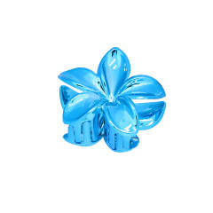 New laser color hollow flower petal hair claw clips