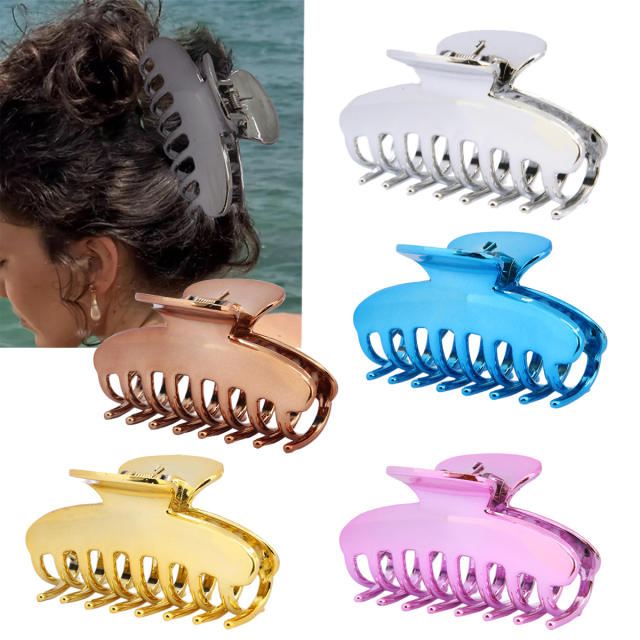 New laser series large hair claw clips 9.5cm