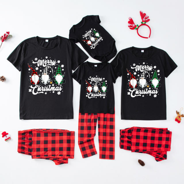 Short sleeve christmas pajamas