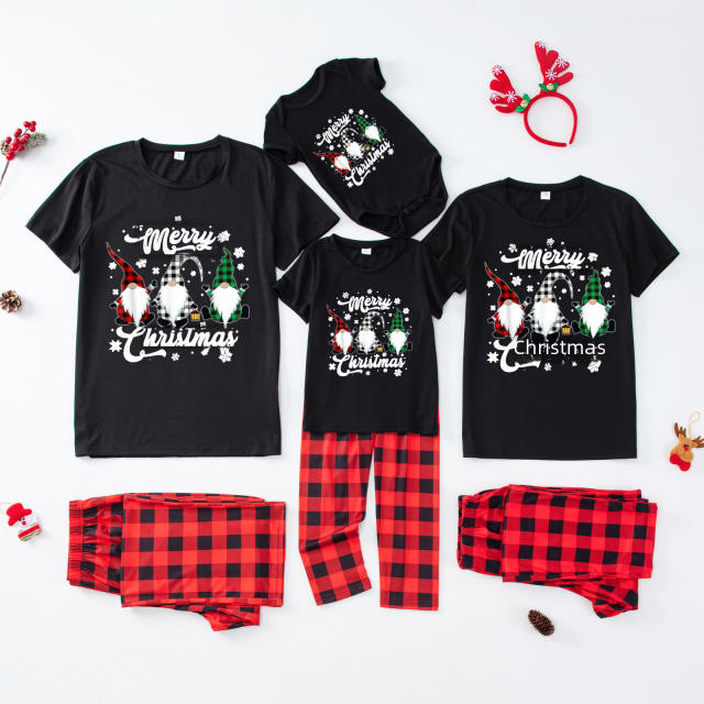Short sleeve christmas pajamas