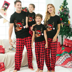 Short sleeve christmas pajamas