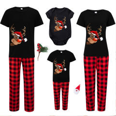Short sleeve christmas pajamas