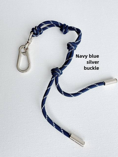 Color Rope Bag Charm Fashionable All-match Adjustable Woven Hand Rope Hanging Ornaments