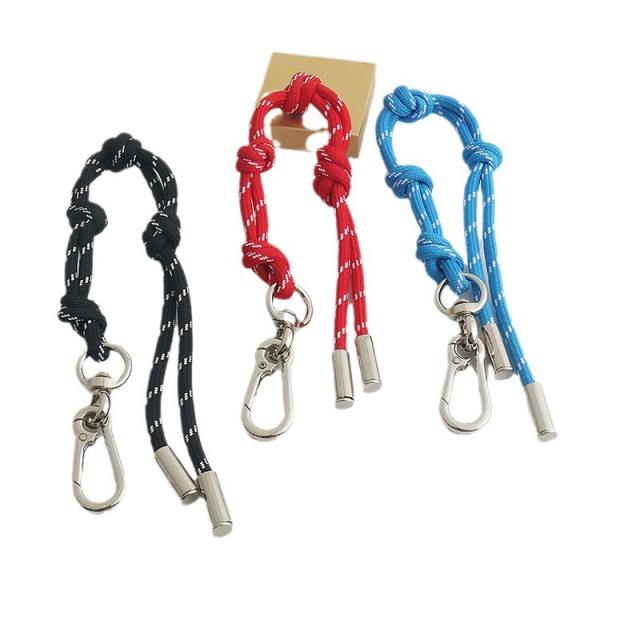 Color Rope Bag Charm Fashionable All-match Adjustable Woven Hand Rope Hanging Ornaments