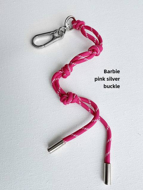Color Rope Bag Charm Fashionable All-match Adjustable Woven Hand Rope Hanging Ornaments