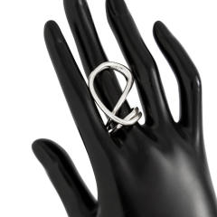 Chunky metal smooth surface bangle bracelet set