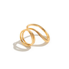 Hammer patttern chunky metal bangle bracelet set