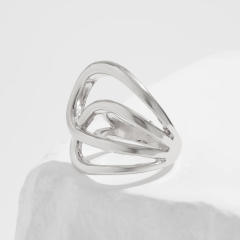 Hip-Hop Future-Sense Metal Gloom Bracelet Trendy Geometric Water Drops chunky bangle