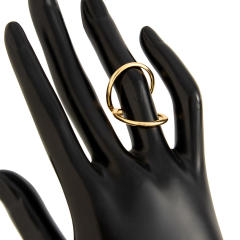Liquid metal smooth Chunky bangle bracelet geometric wind texture bangle