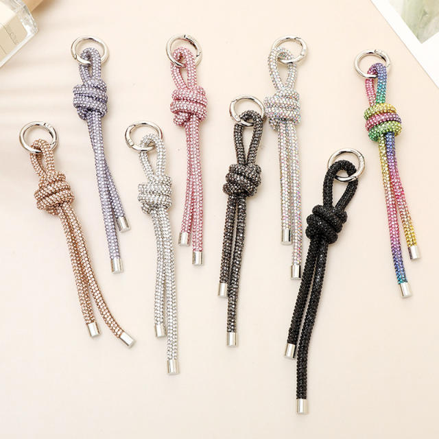 High-grade Drill Chain Pendant keychain bag charm accessory