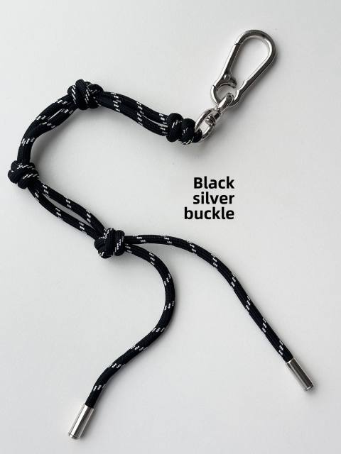 Color Rope Bag Charm Fashionable All-match Adjustable Woven Hand Rope Hanging Ornaments