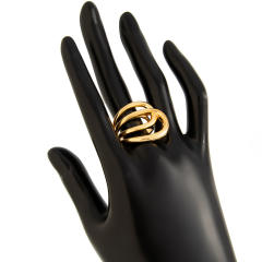 Exaggerated heavy metal smooth wide chunky bangle