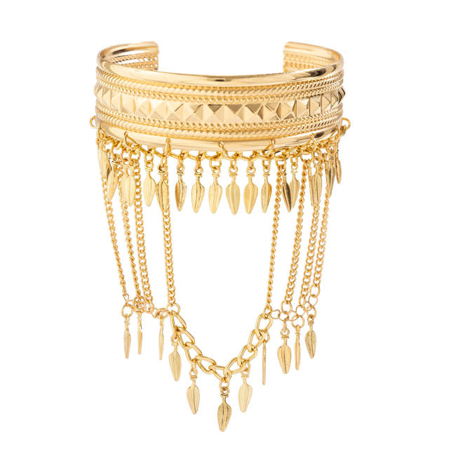 Boho Jewelry beach Metal Coin Tassel Arm Chain arm bangle