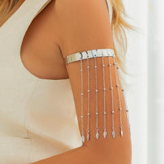 Boho beach series chain tassel alloy arm bangle