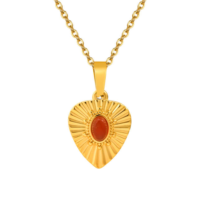 Dainty gold color stainless steel elephant rose flower pendant necklace collection