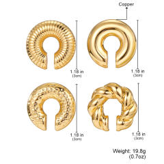 Exaggerated chunky High-grade fashion ear cuff