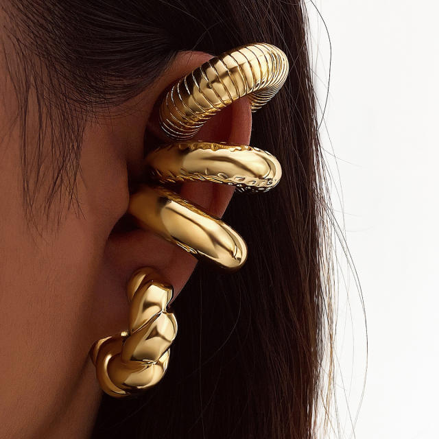 Exaggerated chunky High-grade fashion ear cuff