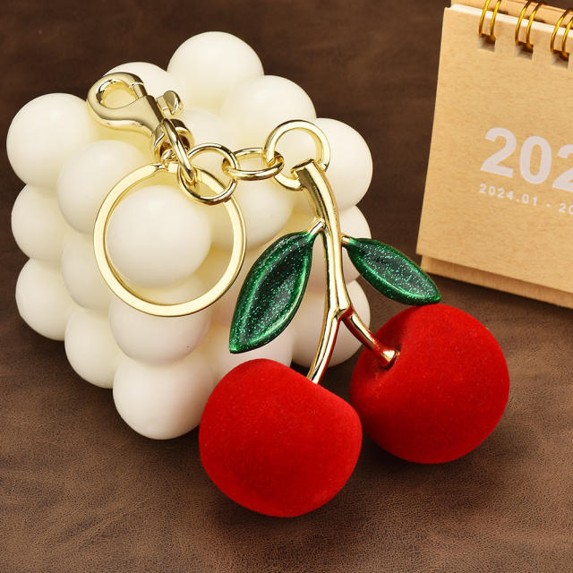 Cherry Keychain Bag Pendant