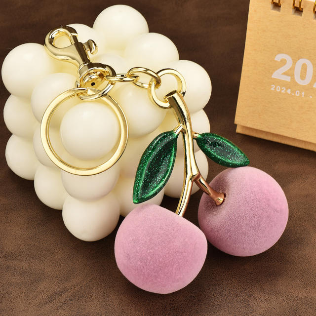 Cherry Keychain Bag Pendant