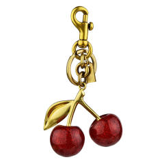 Sweet cherry keychain bag pendant women's bag jewelr
