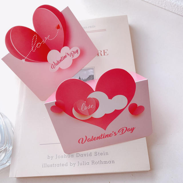 Love greeting card 520 card I Love You Flowers Festival Valentine's Day greeting card