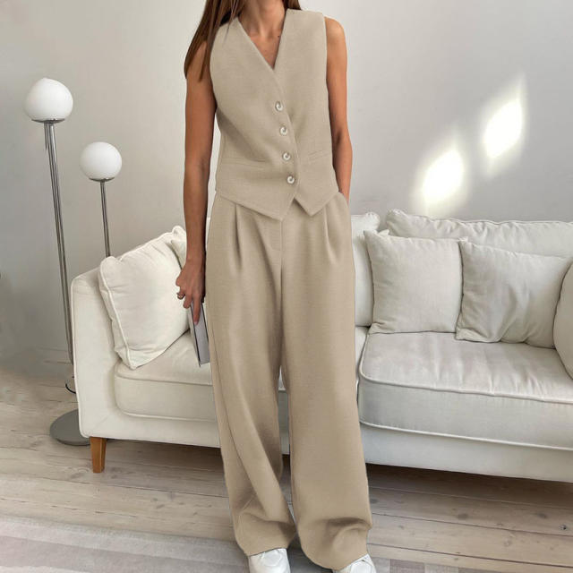 Summer New Vest Suit Pants suit 2024 Fashion